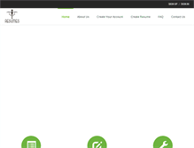 Tablet Screenshot of iresumeapp.com